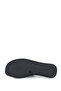 Women's Genuine Leather Black Flat Slippers - 5