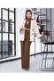 Belted Piping Detailed Blazer Jacket, Vest, Belt and Trousers, Four-Piece Suit 1722 - 2