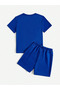 طقم شورت سفلي مطبوع من Saks Kids Nasa - 2