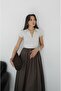 Brown Scotland Polo Neck Dress - 4