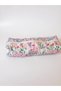 Purple Floral Hair Tongs Straightener Case Large Travel Bag Compatible for Airwrap Airstrait - 3
