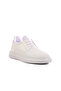 White Lace-Up Men's Casual Shoes