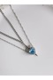 Blue Snow White and the Huntsman Couple Necklace - 3