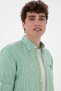 Men's Green Long Sleeve Shirt 50299807 -Vr054 - 2