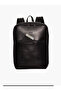 Laptop Backpack |   1027 Black Pu Leather Computer Backpack