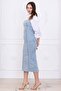 Suspender Denim Dress Light Blue Ss2696 - 2
