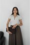 Brown Scotland Polo Neck Dress - 2