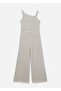 Girl's Striped Jumpsuit Green 6867 - 4
