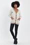 PATTERNED POCKETED KNIT CARDIGAN (A91022-S)