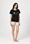 Women's Sleep Shorts Pajama Set, Short Sleeve, Summer 100% Cotton, Soft, Dowry - 2