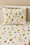 Mother's Side Bed Elastic Cotton Sheet Set for Crib (50X90) Pillow Case (35X45) - 2