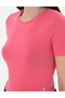 Pink Regular Fit Crop T-Shirt 50306945-Vr041 - 7