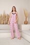 Women's Rope Strap Bamboo Fabric Pajama Set New Season