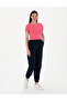 Pink Regular Fit Crop T-Shirt 50306945-Vr041 - 4