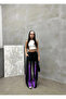 Oversize Unisex Sweatpants with Full Zipper Detail - 4