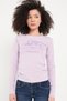 Tricou dama cu maneca lunga cu imprimeu - 2