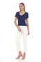 Extra Soft Viscon T-Shirt-Navy Blue - 7