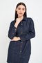 Rochie dama din denim cu maneca lunga - 4