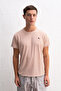 Stripe Tile T-Shirt with Embroidery Detail