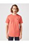 Wrangler men's w7nm 203877   Relaxed fit small logo t-shirt / burnt sienna standard