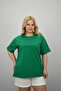 Women's Large Size Short Sleeve Crew Neck Oversize T-Shirt 1963-25
