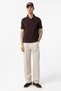 100% cotton polo collar knitwear t-shirt - 3