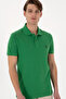 Men's Slim Fit Polo Neck Green Basic T-Shirt 50297984-Vr054 - 3