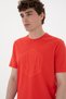 Men's Regular Fit Crew Neck Red T-Shirt 50300382-Vr213 - 2