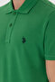 Men's Slim Fit Polo Neck Green Basic T-Shirt 50297984-Vr054 - 7