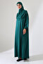United Prayer Dress with Shawl Emerald Green - 5