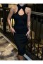 Scuba Fabric Dress 58127 Black - 2