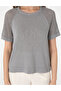 Gray Regular Fit Knitwear T-Shirt 50306873-Vr024 - 6