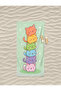 Cute Cat Patterned Digital Printed Teenage Girl Beach Bath Towel
