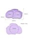 Silicone Feeding Set Vacuumed Silicone Food Plate, Food Bowl, Bib, Spoon, Cup with Straw - 5