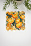 Yellow Tulips Patterned Laser Cut Fabric Cocktail Napkin 1 Piece 15 X 15 Multicolor Fabric Tr Moisture Wicking