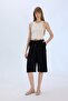 High Stretchy Waisted Lace up Belmando Capri I6798Az25Sm - 4