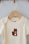 100% Cotton Cute Animal Embroidered Short Sleeve Bottom Top Baby Set - 2