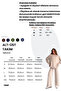 Modal fabric women's tracksuit set, (wide fit) o Oversized cut - soft fabric, modern design - 5