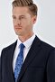 Men's Navy Blue Mono Collar 8 Drop Slim Fit Slim Fit Suit 1001240006 - 6