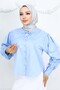 Baby Blue Short Shirt 2254