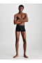 Men's Black Striped Low Waist Boxer - 5