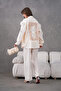 Women's Embroidered Linen Kimono Double Set - 7