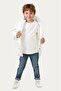 Boys White Removable Hooded Water & Windproof Winter Puffer Jacket & Coat & Parka with Pockets - 3