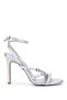 Women's Vegan Lame Heeled Shoes