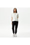 Stack Logo Sleeve Women's White T-Shirt - 3