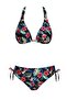 Thick Strap Triangle Bikini Set