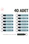Set of 40 Keys for Businesses in the Automotive Sector, Custom for Customers, Sky Blue & Green