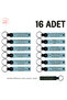For Father's Day, Name and Special Message Can Be Written On, 16-Piece Keychain, Sky Blue & Green