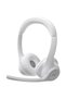 Casti call center Logitech Zone 300, Microfon, Bluetooth (Alb)