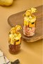 Gold Covered Glass Salt and Pepper Shakers Set Decorative Luxury Design Spice Rack Set of 2 - 3